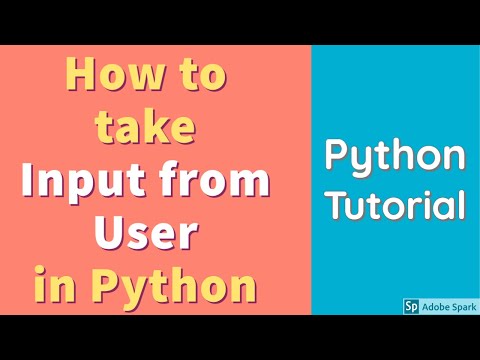 How to take input from user in Python