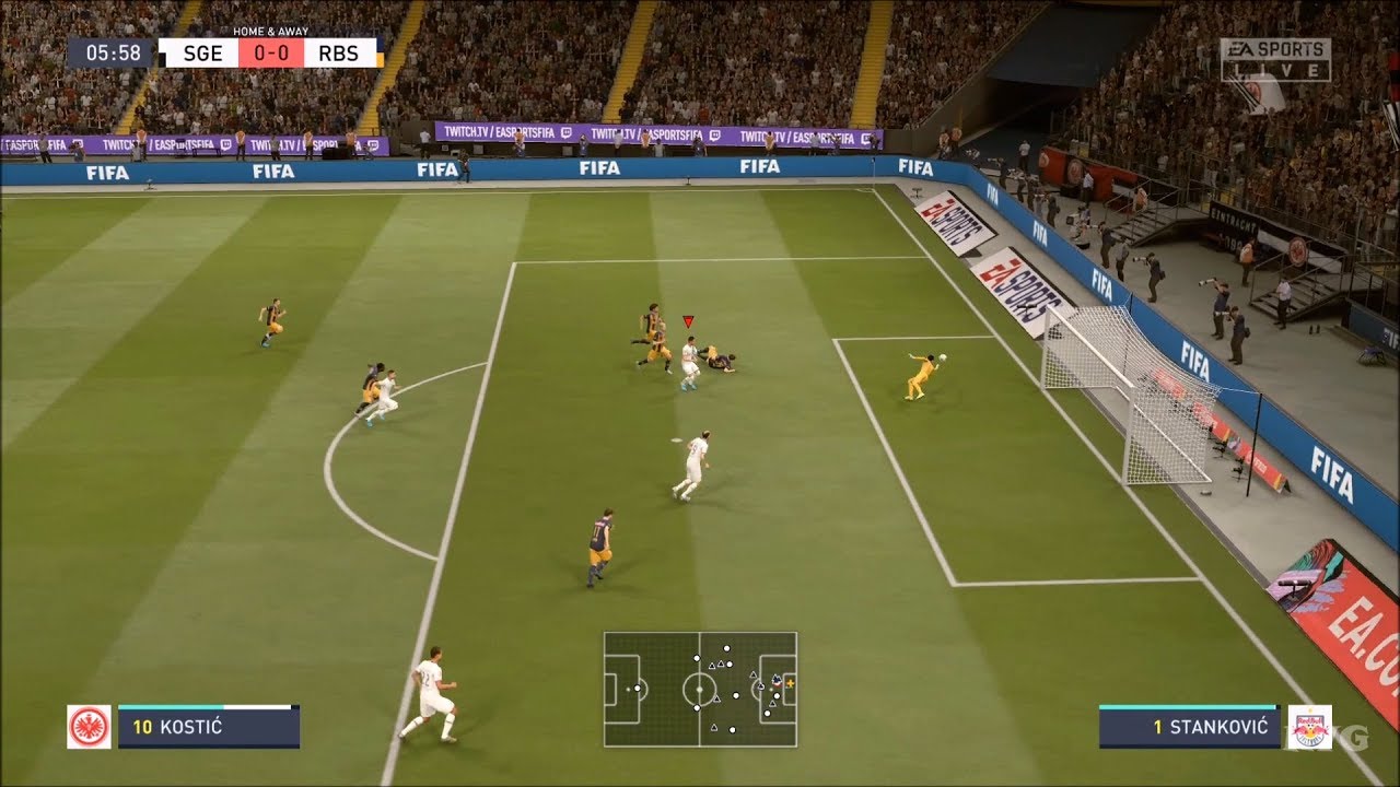 FIFA 20 - Eintracht Frankfurt vs FC Red Bull Salzburg - Gameplay (PS4 HD) [1080p60FPS]