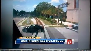 Sunrail Commuter Train Crashes Into Car At Crossing On Camera