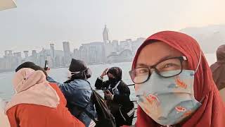 LANJUT KELILING LAUTAN HONGKONG NAIK PERAHU YANG PERTAMA‼️SENANG JADI LUPA KALAU KITA ITU PEMBANTU 😍