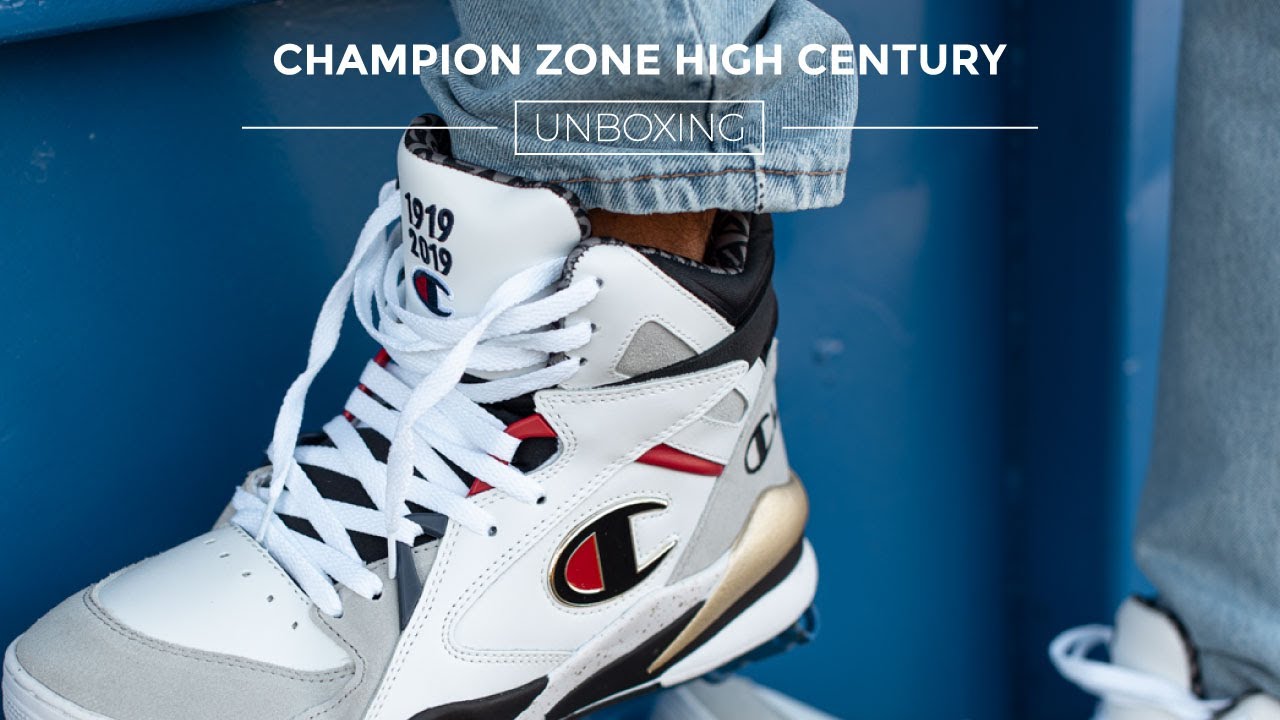 The Sneaker Unboxing: Champion Zone High Century | Unboxing, review e ...