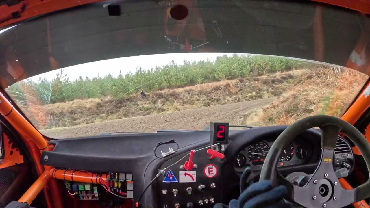 Snowman rally 2026 David wilson and Ashleigh will. Stage 6 in the bmw e36 m3