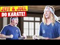 Who will break the board? Lifeguards Try Karate (How To Do Sh*t with Jeff & Joel)