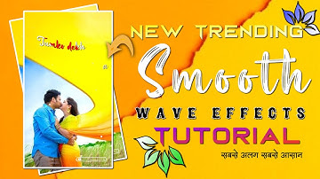 How to Make Smooth wave Text Animation status video | Alight motion status video kaise banaye