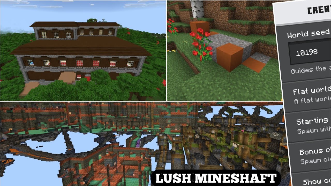 Minecraft Bedrock Woodland Mansion, Trial Chamber And Trail Ruins Seed