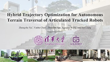 [RA-L] Hybrid Trajectory Optimization for Autonomous Terrain Traversal of Articulated Tracked Robots