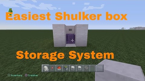 Easiest Shulker Storage System  (ps4, ps3, xbox, pe)