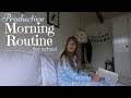 School Morning Routine || Extremely Productive (6am)