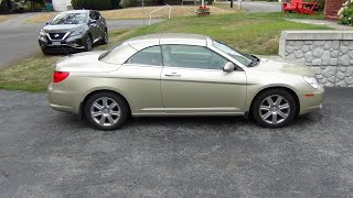 2010 Sebring Convertible  Hardtop 2010 Chrysler Sebring Hard Top Convertible Demo Drive