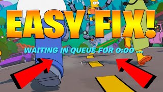 FIX Waiting in Queue For 0:00 in Fortnite! (How to fix Waiting in Queue)