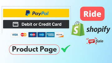 RIDE Theme - How to add PayPal Credit & Debit Card Smart buttons in Shopify Product Page