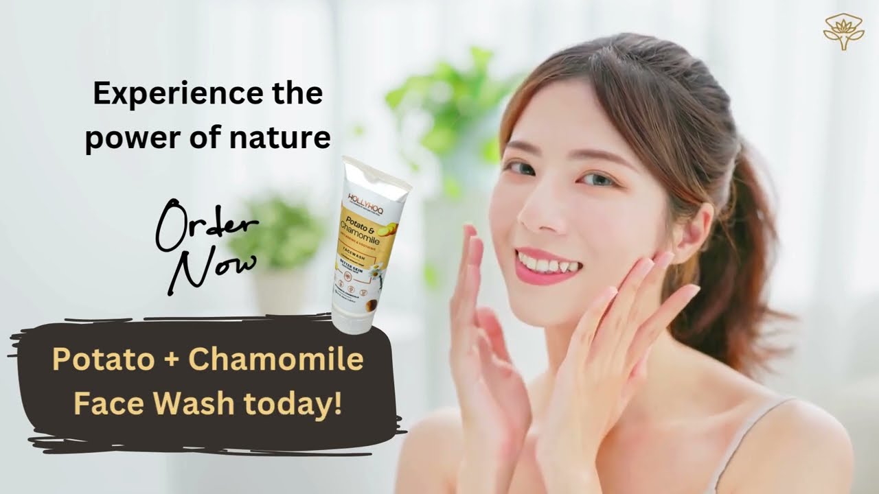 Best Face Wash for Anti Aging, Skin Soothing & Lightening - Potato Face Wash With Chamomile Extract
