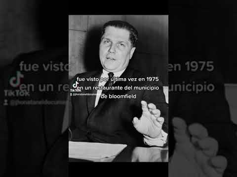 Video: Jimmy Hoffa: biografia. Záhada zmiznutia