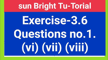 linear Equations in two Variables class-10 ex-3.6 Q.1.(vi) (vii) (viii) #maths #ncert #bseb #sbtt