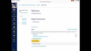 Creating And Saving To ePortfolio On Canvas