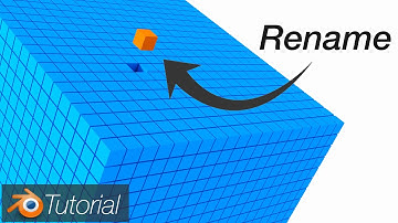 [3.2] Blender Tutorial: Rename A Specific Object Among Many