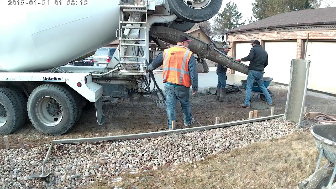 Concrete Driveway Install YouTube