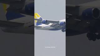 One Air B747-400(BDSF) landing at Chennai from Rayong
