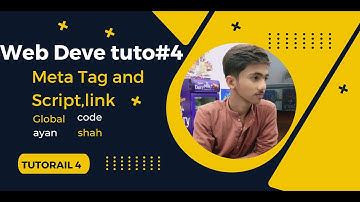 Title, Script, Link & Meta Tags | Web Development Tutorials #4