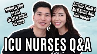 ICU Nurse Q&A: Advice From an ICU and Med Surg Nurse and Other Male Nurse Perspectives I TIFFANYRN