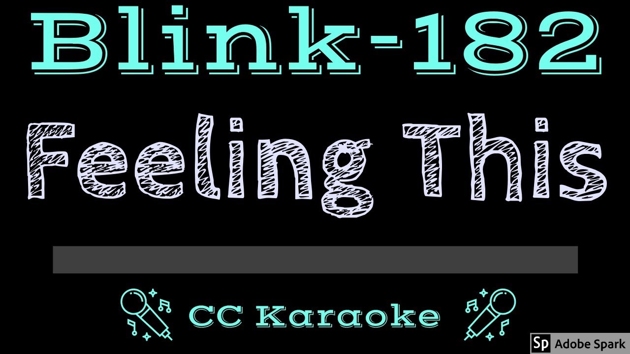 Feeling this Blink-182. Text Blink. April feeling