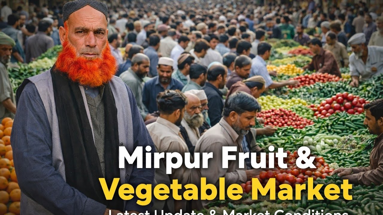 Свежая информация с рынка фруктов и овощей в Мирпуре | Цены, поставки и ежедневная активность