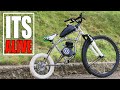 Making a Free 80cc Motorized Bike From Scrap Bikes