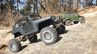 RC crawling. YK4106 Mercedes, Gmade GS02 defender110, GS02F jeep spider~~