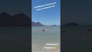 Visita hoy 1 de mayo a Miramar, Guaymas así estaba de full 🤟