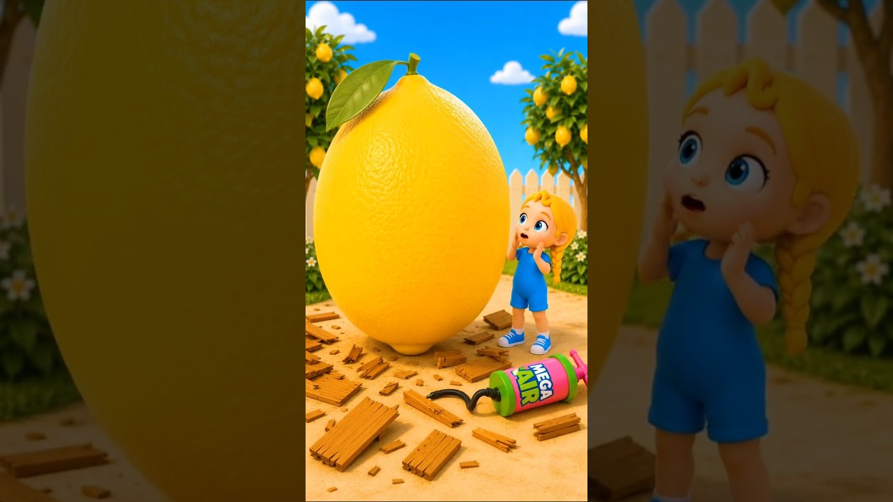 The Lemon Grew TOO BIG! 🍋😱 | Fun Kids Song by Doggy Doggy Cartoons