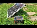 Jackery 290 + HF 100w panel - average sunny day charging