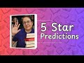 5 Star Predictions