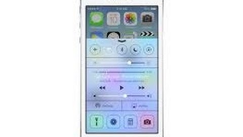iOS7 - Control Centre