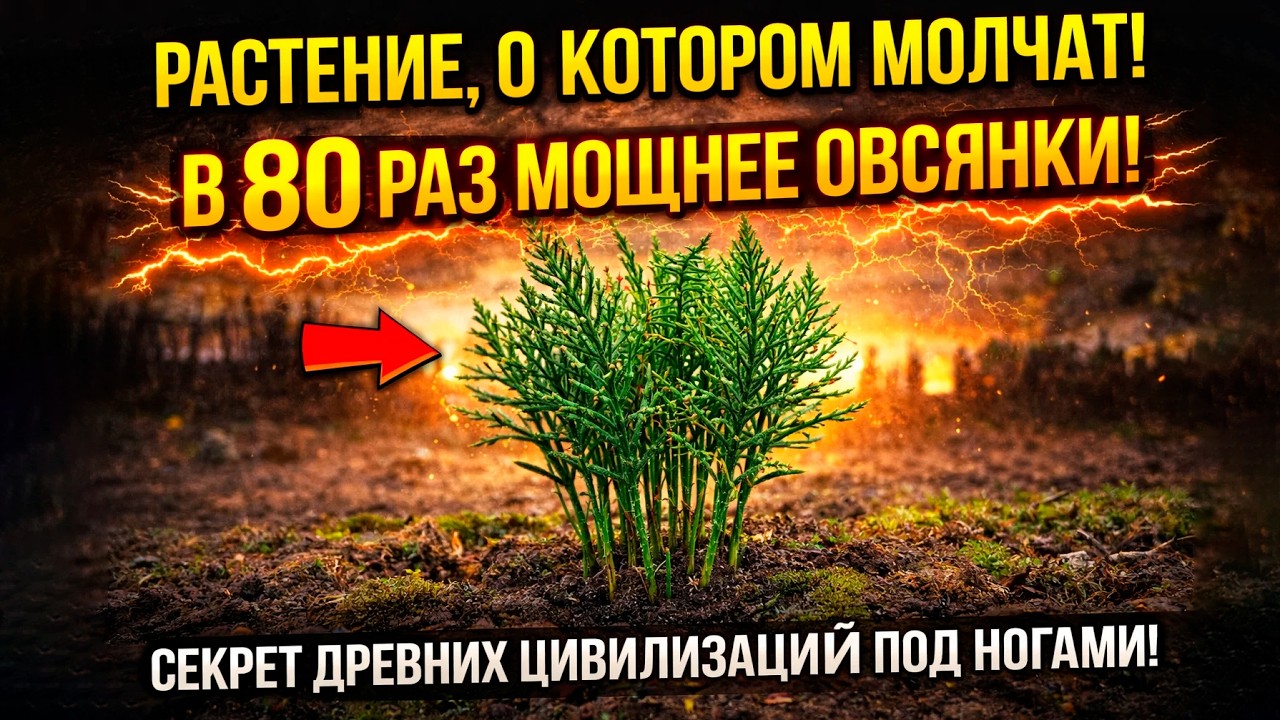 Кремния в 80 раз больше, чем в овсянке! Сорняк, который полет огороды