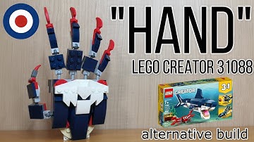 LEGO Creator 31088 Alternative build tutorial HAND、レゴクリエイター31088を手に組み替え