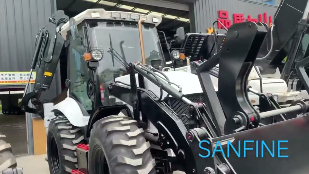 Goods Inspection Day. 4x4 Backhoe Loader High Performance Backhoe Excavator. ​