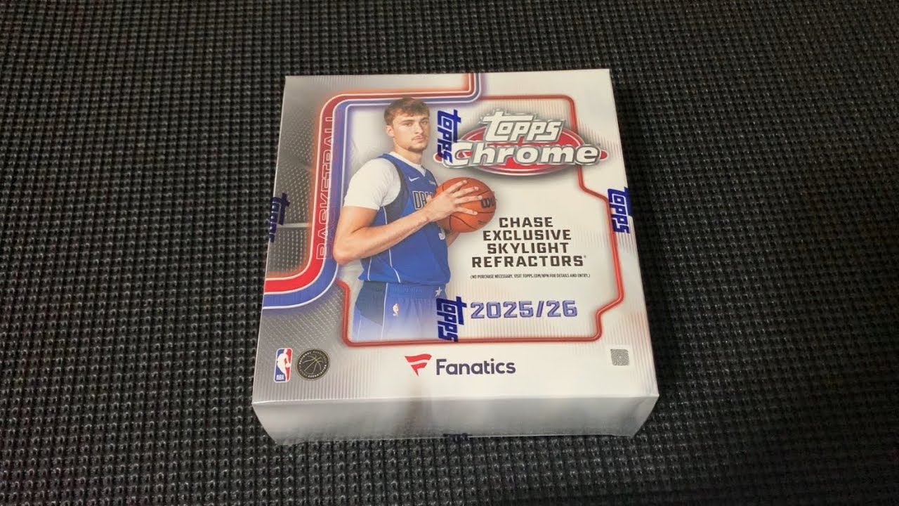 Нас обманули! Эксклюзивный мегабокс Topps Chrome NBA Basketball Fanatics. Очень разочарованы!