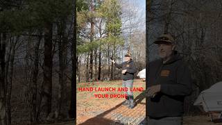 HAND LAUNCH AND LANDING MY DRONE #shorts #drone #dji #mavic #mavic3 #avation