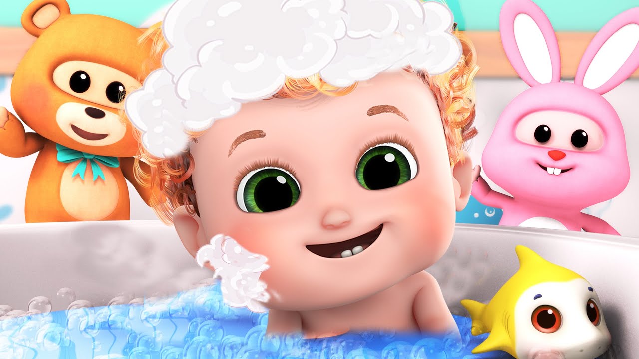 Bath Song Baby Bath Time Nursery Rhymes Kids Songs Kid Cartoon