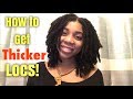 How to Get THICKER Locs!! |My Personal Tips Shared!|