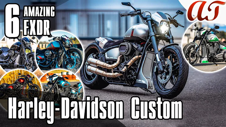 6 AMAZING Harley-Davidson FXDR Custom [4K] * A&T Design
