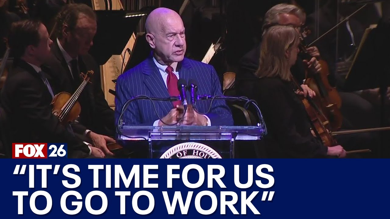 Houston Mayor John Whitmire's inauguration speech