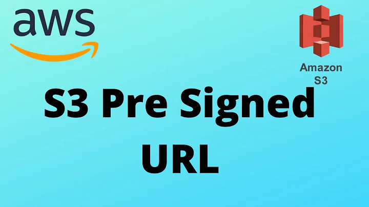 AWS S3 Pre Signed URLs