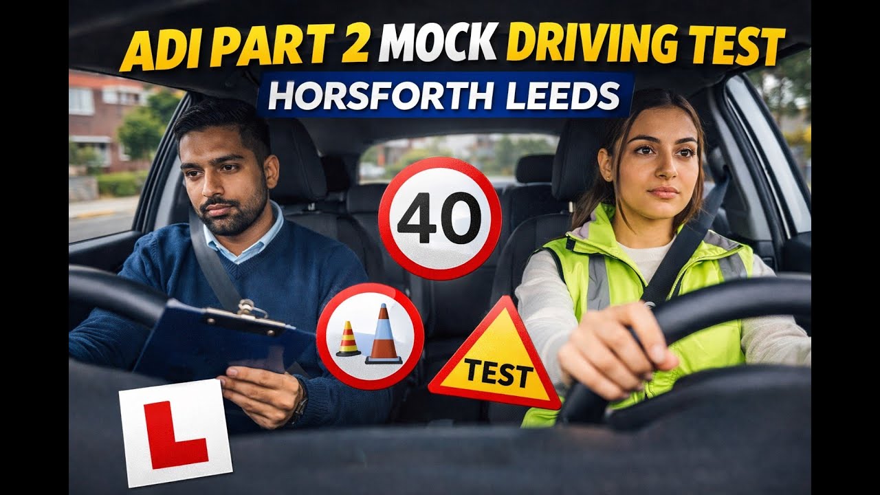 Пробный экзамен ADI, часть 2, Хорсфорт, Лидс 🚗 | Обучение инструкторов по вождению в Великобритании