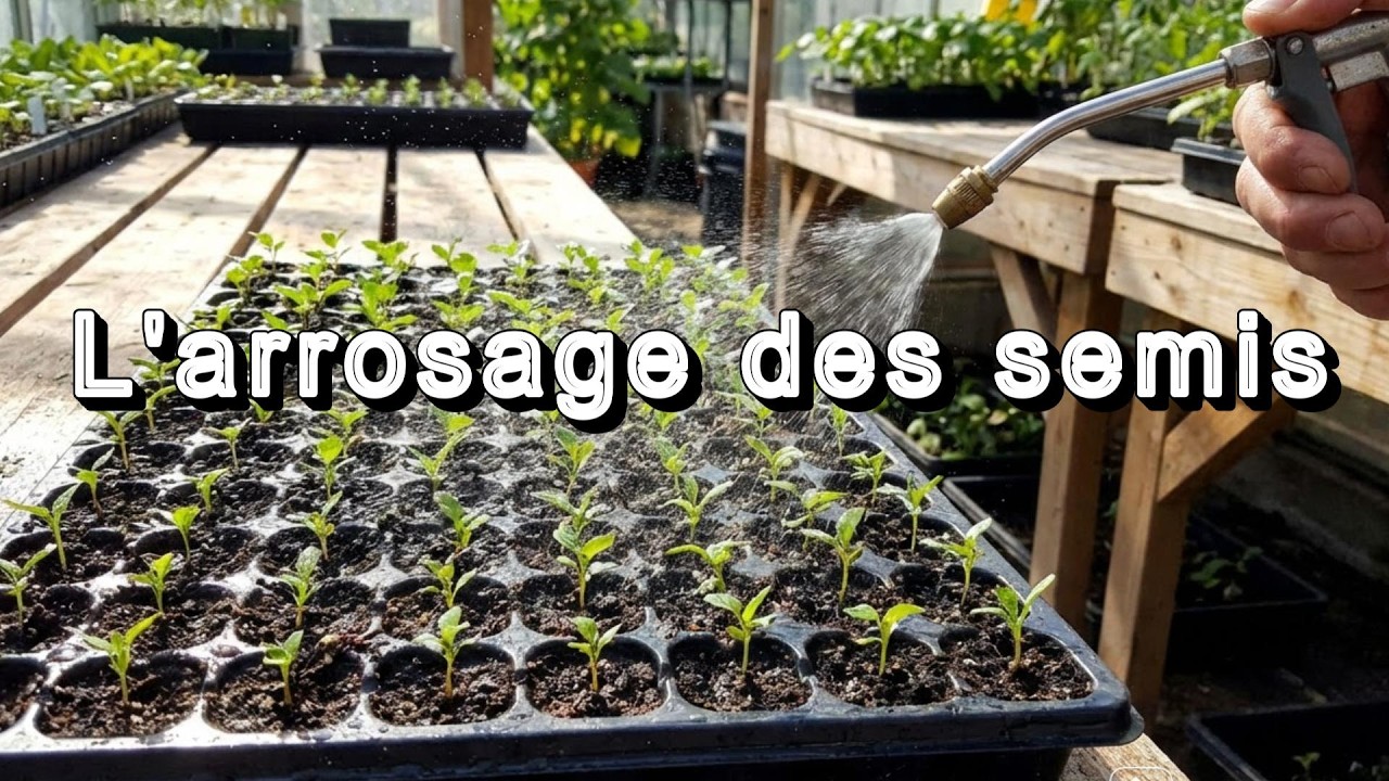 L'arrosage des semis