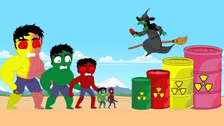 Superhero : What Happens When Hulk Eats Radiation and How Dangerous Is Hulk's Evolution? | Funny