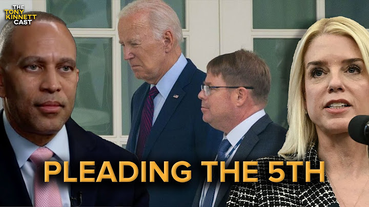 🚨NEW: Biden's Doctor, A.G. Pam Bondi, and Minority Leader Hakeem Jeffries Don't Want to Talk
