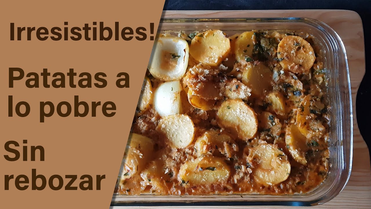 🌱 Sorprendentes patatas a lo pobre ¡100% veganas y deliciosas! 😋🥔