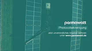 Von dreckig zu sauber: Professionelle Reinigung eines kompletten Solarparks
