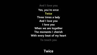 Three Times A Lady (Lyrics) - Lionel Richie